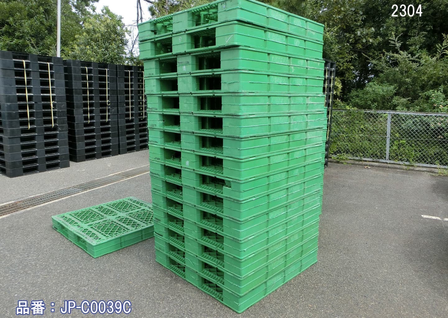 中古樹脂パレット